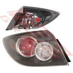 REAR LAMP - L/H - OUTER - ASSEMBLY TYPE - TO SUIT - MAZDA 3 2007- 5DR