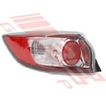 REAR LAMP - L/H - OUTER - TO SUIT - MAZDA 3 2009- H/BACK