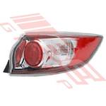 REAR LAMP - R/H - OUTER - TO SUIT - MAZDA 3 2009- H/BACK