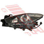 HEADLAMP - L/H - MANUAL - HALOGEN - ECE - TO SUIT - MAZDA 3 2017- FACELIFT