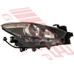 HEADLAMP - R/H - MANUAL - HALOGEN - ECE - TO SUIT - MAZDA 3 2017- FACELIFT