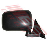 DOOR MIRROR - R/H - CORNER MOUNTED - BLK - TO SUIT - MAZDA B SERIES 1986-