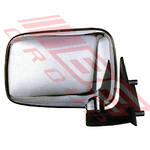 DOOR MIRROR - R/H - CORNER MOUNTED - CHRM - TO SUIT - MAZDA B SERIES 1986-