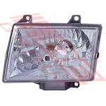 HEADLAMP - L/H - TO SUIT - MAZDA BOUNTY 2003-