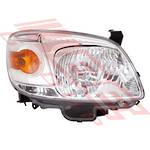 HEADLAMP - R/H - CHROME - TO SUIT - MAZDA BT50 P/UP 2009-