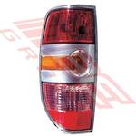 REAR LAMP - L/H - W/SILVER INNER - TO SUIT - MAZDA BT50 P/UP 2007-