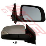 DOOR MIRROR - R/H - ELECTRIC - CHROME - FOLDING - W/LAMP - TO SUIT - MAZDA BT50 P/UP 2012-