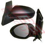 DOOR MIRROR - L/H - ELECTRIC 3 WIRE - TO SUIT - MAZDA DEMIO - DE3F - 2007-