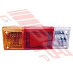 REAR LAMP LENS - R/H - TRUCK - FLAT DECK UNIVERSAL - TO SUIT - MAZDA BONGO E1600 1980-85