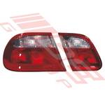 REAR LAMP - L/H - RED/CLEAR - TO SUIT - MERCEDES W210 E-CLASS 1999-02 F/L
