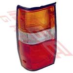 REAR LAMP - L/H - W/BLACK RIM - TO SUIT - MITSUBISHI L200 1987-96