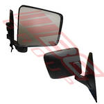 DOOR MIRROR - R/H - CORNER MOUNTED - BLACK - TO SUIT - MITSUBISHI L200 1997-00 2WD/4WD