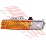 BUMPER LAMP - L/H - AMBER/CLEAR - TO SUIT - MITSUBISHI L200 1997-00