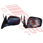 DOOR MIRROR - L/H - ELECTRIC - BLACK - TO SUIT - MITSUBISHI TRITON L200 2005-