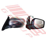 DOOR MIRROR - L/H - ELECTRIC - CHROME - TO SUIT - MITSUBISHI TRITON L200 2005-