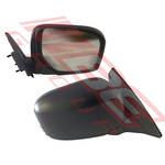 DOOR MIRROR - L/H - MANUAL - BLACK - TO SUIT - MITSUBISHI TRITON L200 2005-