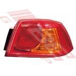 REAR LAMP - R/H - RED - OUTER - TO SUIT - MITSUBISHI LANCER CY 2008-