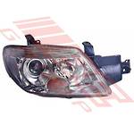 HEADLAMP - R/H - MANUAL - CHROME - TO SUIT - MITSUBISHI AIRTREK 2005-