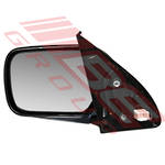 DOOR MIRROR - L/H - CHROME 3 WIRE - TO SUIT - MITSUBISHI OUTLANDER 2003-