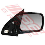 DOOR MIRROR - R/H - CHROME 3 WIRE - TO SUIT - MITSUBISHI OUTLANDER 2003-