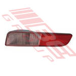 REAR LAMP - L/H - FITS IN BUMPER - TO SUIT - MITSUBISHI OUTLANDER 2013-