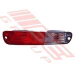 REAR LAMP - R/H - FITS IN BUMPER - CLEAR/RED - TO SUIT - MITSUBISHI PAJERO 2000-