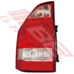 REAR LAMP - L/H - CLEAR/RED/CLEAR - TO SUIT - MITSUBISHI PAJERO 2003-