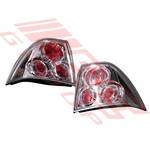 REAR LAMP - SET - L&R - CHROME - TO SUIT - OPEL VECTRA 1999-02