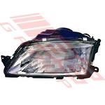 HEADLAMP - L/H - SINGLE BULB - TO SUIT - PEUGEOT 306 1993-96 (MANUAL)