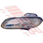 FOG LAMP - L/H - CLEAR - TO SUIT - PEUGEOT 406 1996-