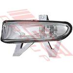 FOG LAMP - L/H - CLEAR - TO SUIT - PEUGEOT 406 1999- F/L