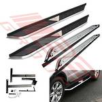 RUNNING BOARD SET - PRESTIGE TYPE - HAS FULL LENGTH WEATHER STRIP - TO SUIT - RANGE ROVER EVOQUE 2011-14