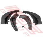 MUD FLAP - SET - 4 PCS - DYNAMIC TYPE - TO SUIT - RANGE ROVER EVOQUE 2011-14