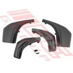 MUD FLAP - SET - 4 PCS - PRESTIGE TYPE - TO SUIT - RANGE ROVER EVOQUE 2011-14