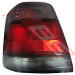 REAR LAMP - L/H - CLEAR/RED/CLEAR (220-20597) - TO SUIT - SUBARU FORESTER - SF5 - 97