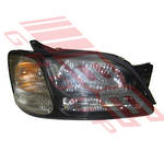 HEADLAMP - R/H - BLACK - STD - (100-20655/20656) - TO SUIT - SUBARU LEGACY - BE/BH 98- EARLY