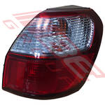 REAR LAMP - R/H - CLEAR/RED (4835) - TO SUIT - SUBARU LEGACY - BH - 98-2001 - SW