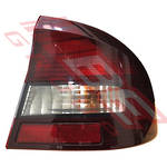 REAR LAMP - R/H - DARK RED/CLEAR (2SD-935-709) - TO SUIT - SUBARU LEGACY - BE SDN - 98-2001