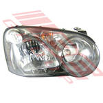 HEADLAMP - R/H - NON GAS - CHROME (1719) - TO SUIT - SUBARU IMPREZA - GD/GG - 2003- F/LIFT