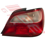 REAR LAMP - R/H - (220-20718) - RED/CLEAR - TO SUIT - SUBARU IMPREZA SED - GD - 2000- EARLY