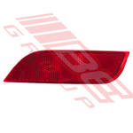 REAR BUMPER REFLECTOR - L/H - TO SUIT - SUBARU IMPREZA G4 2012- 5DR