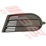 FOG LAMP COVER - MAT/BLK - W/O HOLE - R/H - CERTIFIED - TO SUIT - SUZUKI SWIFT 2005-