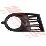 FOG LAMP COVER - MAT/BLK - W/HOLE - L/H - CERTIFIED - TO SUIT - SUZUKI SWIFT 2005-
