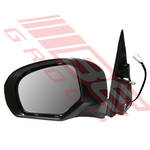 DOOR MIRROR - L/H - ELECTRIC - 5 WIRE - FOLDING - TO SUIT - SUZUKI SWIFT 2011-