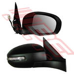 DOOR MIRROR - R/H - ELECTRIC - W/LED LAMP - 5 WIRE - TO SUIT - SUZUKI SWIFT 2011-