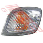 CORNER LAMP - CLEAR - BLACK - L/H (44-4) - TO SUIT - TOYOTA IPSUM - SXM10 - 99- F/LIFT