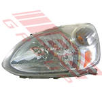 HEADLAMP - L/H - (52-067) - TO SUIT - TOYOTA ECHO / PLATZ 2001- F/LIFT