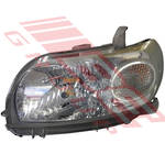 HEADLAMP - L/H - (52-128) - MNL ADJUST - TO SUIT - TOYOTA PORTE - NNP10 - 2/3DR H/B - 2004- EARLY