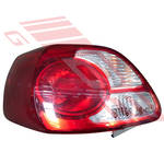 REAR LAMP - L/H - RED AND CLEAR (52-130) - TO SUIT - TOYOTA PORTE - NNP10 - 2/3DR H/B - 2004- EARLY