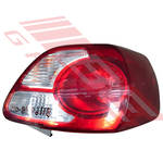 REAR LAMP - R/H - RED AND CLEAR (52-130) - TO SUIT - TOYOTA PORTE - NNP10 - 2/3DR H/B - 2004- EARLY